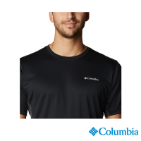 Columbia 哥倫比亞 男款- UPF50酷涼快排短袖上衣-黑色 UAE08090BK / S22