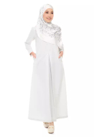 SITI KHADIJAH Siti Khadijah Sumayyah Jubah in Off White