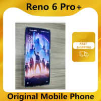 New Oppo Reno 6 Pro+ Plus 5G Android Phone Screen Fingerprint Face ID Snapdragon 870 50.0MP+32.0MP 6.55" 90HZ 65W Super Charger