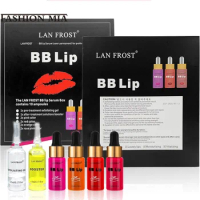 5ml Semi-permanent BB Lip Serum BB Cream Glow Lipstick Serum Kit Waterproof Moisturize Lip Gloss Pigment Lip Beauty Skin Care