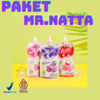 MR NATTA PAKET 10PCS ANEKA RASA Bebas gula Fruity Rendah lemak Alami Candy snack Food Snacks Cemilan
