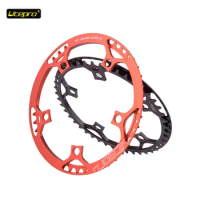 Litepro 130BCD Folding Bike CNC Alloy Bicycle 130BCD Disc Gear Round Plate Crankset 45/47/53/56/58T Chainwheel Crank Chainring