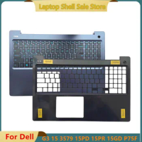 New For Dell G3 15 15PD 15PR 15GD 3579 P75F Laptop Upper Case Palmrest Cover 0N4HJH 07TMPH