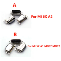 10Pcs Usb Charger Charging Dock Port Plug Conatct Connector Type C For Xiaomi Mi5X Mi A1 6X A2 MiA2 Mi6X M 5X MDE2 MDT2 M5X MA1