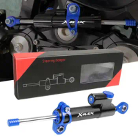 X-MAX For YAMAHA XMAX 125 250 300 400 2017 2018 2019 2020 CNC Adjustable Motorcycles Steering Stabilize Damper Bracket Mount Kit