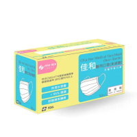 【CHACER 佳和】幼童醫用口罩4盒組-50片/盒 (天空藍+戀愛粉 台灣製+雙鋼印)