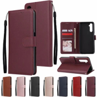 Flip Case for Oppo Realme 6 Pro Realme 5 A92 A72 A52 Reno 3 Pro Realme X2 Pro C3 Card Wallet PU Leather Shell Phone Case Cover