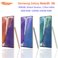 Samsung Galaxy Note20 5G N981B 128GB/256GB Original Unlocked 6.7" 8GB Octa Core NFC 64MP&amp;Dual 12MP eSim Original Cell Phone