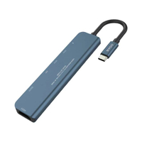 ฮับมัลติพอร์ต TA608 - 7 in 1 USB-C HUB USB 3.0/USB 2.0/USB-C 2.0/USB-C ชาร์จไว 100 วัตต์/Micro SD Ca