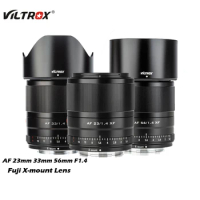Viltrox 23mm 33mm 56mm 13mm F1.4 Lens Auto Focus Large Aperture Portrait Lenses for Fujifilm Fuji X Mount Camera Lens X-T4 X-T30