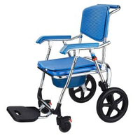 輪式椅坐便器癱瘓老人可洗澡輪椅多功能移動馬桶坐便器防水護理椅