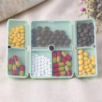 1PC Weekly Pill Box 7 Days Foldable Travel Medicine Holder Pill Box Tablet Storage Case Container Dispenser Organizer Tools