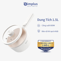 Simplus Nồi Điện Đa Năng Nồi Lẩu Simplus Dung Tích 1.5L Không Xửng Hấp DZGH002 Bảo Hành 1 Năm Chỉ Đổ