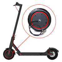Untuk Xiaomi untuk M365 Pro untuk Pro2 36V 350W Motor dengan Rim Merah 8.5 Inci
