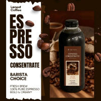 Espresso Consentrate |100% pure espresso |Espresso Cair | Konsentrat Kopi |Coffee by Lanext