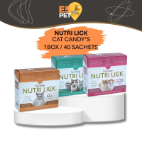 NUTRI LICK HOTFurvit Cat Candy (1 KOTAK/ 40 SACHET) Cat Stick e5pet Vitamin Tambahan Penggalak Premi