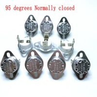 10PCS KSD302 95 C NC Normally Closed Temperature Switch Common Temperature Cabriole 95 Degree Closure KSD301 16A250V