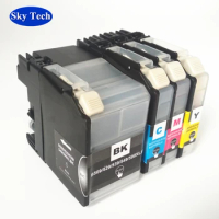 4X Compatible Ink cartridge For Brother LC545 LC549 , For Brother DCP-J105 Printer .