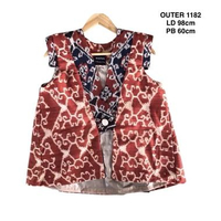 Maitua/ Vest Uni/ Outer1182 / Tenun Sumba