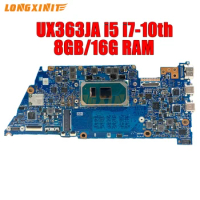 UX363JA Laptop Motherboard For ASUS Zenbook UX363 BX363JA RX363JA.i5-1035G4 i7-1065G7 CPU 8G 16G RAM.