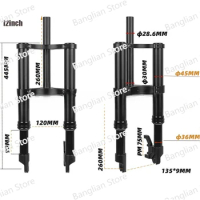 12" Bicycle Fork Special Size Customized Electric Fat Bike Bicycle Air Front Fork for Fiido Q1 Q1s
