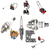 BM6A L7T C7HSA Spark Plug For Lawn Mower Motorcycle Grass Cutter Brush Cutter Trimmer Lawn Machine L