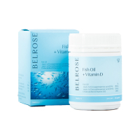 澳洲Belrose 魚油+維他命D膠囊(60顆/瓶) 即期品-2025年11月到期