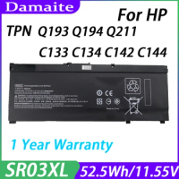 Damaite SR03XL Laptop Battery For HP OMEN 15-CE 5-CX 15-DC 17-CB0052TX Q194 Pavilion Gaming 15-CX0096TX CX0006NT L08934-2B1