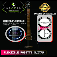 Stiker Gitar Yamaha APX T2 Resin Lentur Kuat Fleksible Rosette Guitar Original