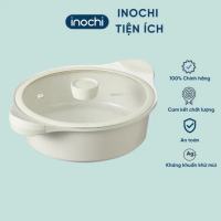 Nồi vân đá cao cấp Omi Simple 24cm (thân thấp) chống dính - CHÍNH HÃNG INOCHI