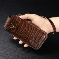 for Huawei Y7 2018 Belt Clip Holster Case for Huawei Y7 Pro 2019 Cover for Huawei Y7 Prime 2018 Genuine Leather Waist Bag
