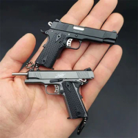 1:3 Upgrade Kimber 1911 Metal Model Gun Keychain Miniature Toy Guns Alloy Pistol Collection Toy Gift pendant