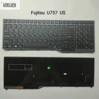 HANSHEN US Keyboard For Fujitsu Lifebook E458 E558 E459 U757 U758 E559 U759