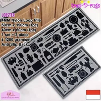 Tren-D-rugs Karpet keset kaki alas lantai ruang tamu dapur set panjang lorong runner koridor shower 