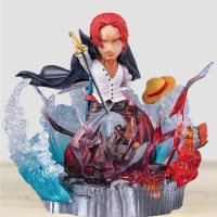 11cm Anime G5 Shanks Figure Doll One Piece Action Figurine Fighting Shanks Gelifen Figures PVC Collectible Decoration Statue Toy