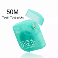Dr.Bei B Dental Floss Portable Picks Teeth Toothpicks Stick Oral Care Design 50M For Men Women Adult Family Xiaomiyoupin