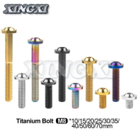 Xingxi Titanium Bolt M8x10 15 20 25 30 35 40 50 60 70mm Torx Head Ti Screw For Motorcycle Forks Parts Fasteners