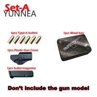 1:3 Glock G17 Parts Bullet / Magazine / Cover / Metal Box Alloy Mini Toy Gun Model Accessories PUBG Alloy Empire ToyTime
