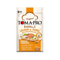 TOMA-PRO優格高齡犬-鮭魚+馬鈴薯熟齡養生配方 6.6lb/3kg(購買第二件贈送寵物零食x1包)