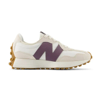 【NEW BALANCE】327 女鞋 米白紫色 麂皮 拼接 復古 膠底 運動 休閒鞋 WS327FTC