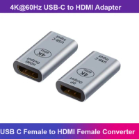 USB C to HDMI Adapter 4K@60HZ USB Type C Female to HDMI Female Converter for MacBook Pro MateBook Xiaomi USBC to HDMI Adapter