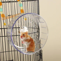 6.7inch Hamster Wheel Silent Transparent Hamster Exercise Running Wheel for Small Animals Pet Exercise Running Toys