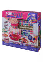 Cool Maker Go Glam PopStyle Bracelet Maker, 170 Stylish Beads, 10 Bracelets, Storage, Friendship Bracelet-Making Kit, DIY Arts and Crafts Kids’ Toys for Girls