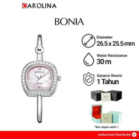 Jam Tangan Wanita Bonia Sonia Elegance B10874-2377S Pink Mother Of Pearl Dial Stainless Steel Band