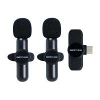Mikrofon Portable Wireless Lavalier Mic USB Type C