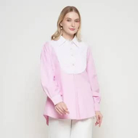 Kamilaa by Itang Yunasz Blouse Stacey Flamingo M