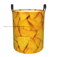 Mexican Nachos Chips Laundry Basket Folding Dirty Clothes Toys Storage Bucket Household