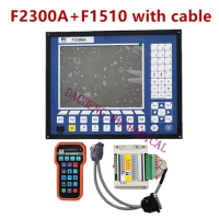 New F2300A + F1510 with cable CNC operating system flame plasma gantry cutting machine controller F1521 Plasma Remote Controller