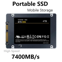 SSD 4TB 870 EVO Internal Solid State Drive Hard Disk SSD 2TB 1TB SATA Interface High-speed 2.5 Inches for Laptops Desktops PC