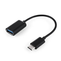 Universal OTG Data Cord Adapter Type-C OTG Adapter Cable Type C Male To USB 3.0 A Female Converter for Macbook High Quality